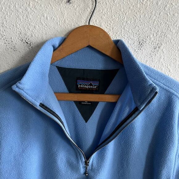 Patagonia Women's Micro D-Luxe Blue Fleece Pullover Jacket Size XS - Picture 5 of 9